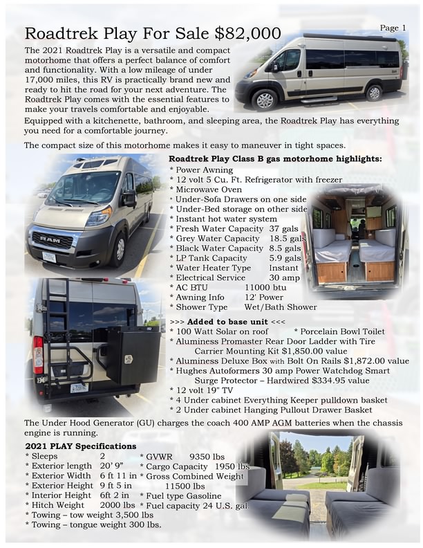 Roadtrek Page 1